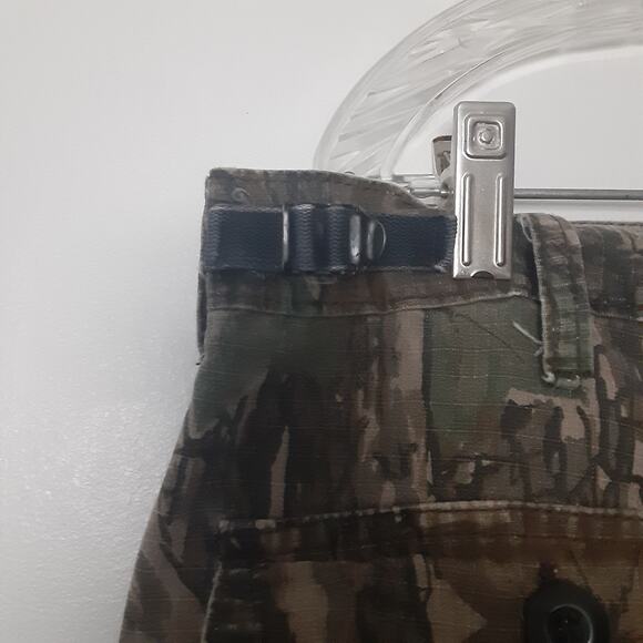 Vintage Walls Mens Outdoor Camo Cargo Pants Size 36x30 Made In USA Double Knee - Picture 9 of 12